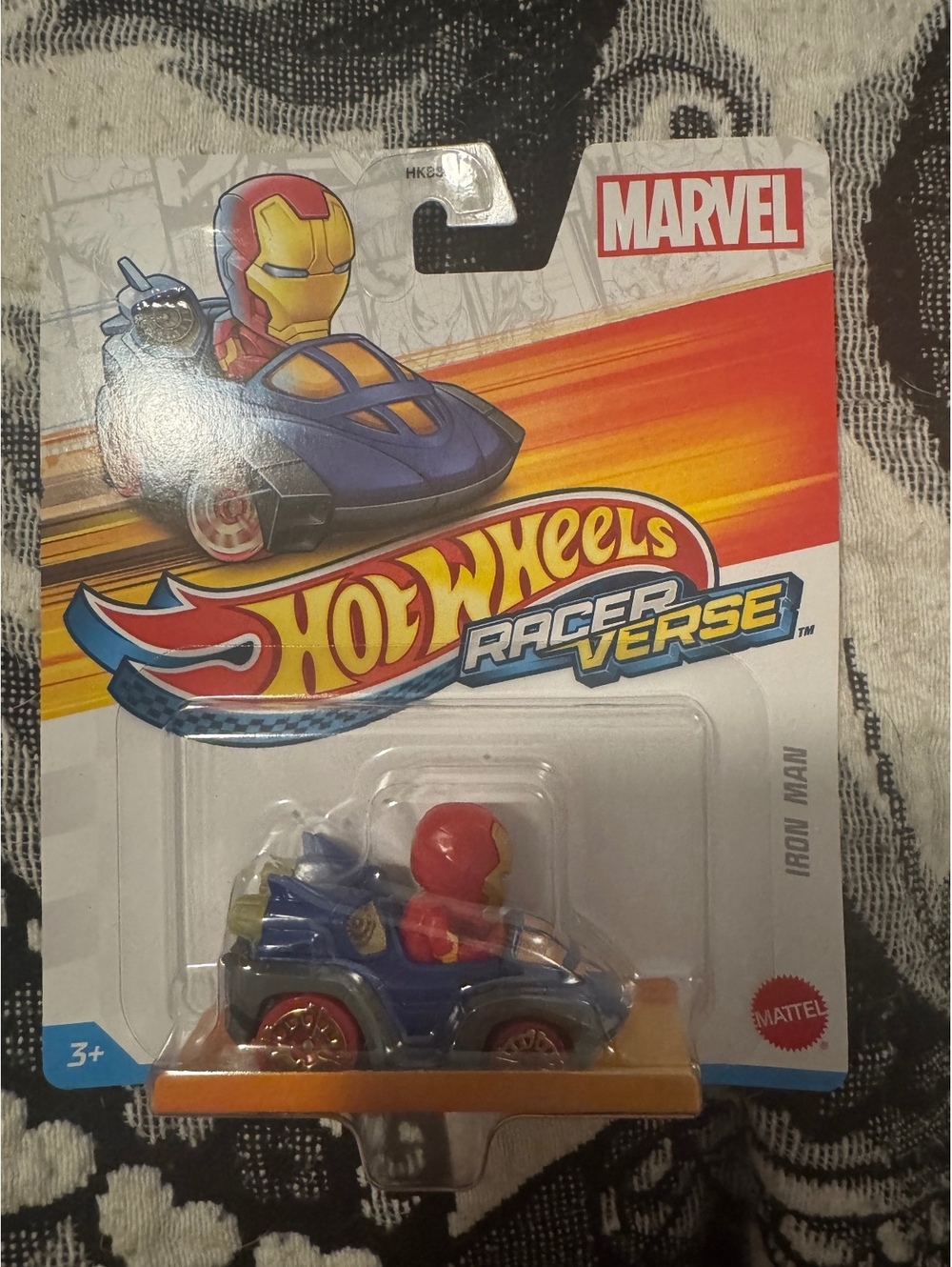 Hot Wheels Racerverse Marvel Iron Man Die-Cast Vehicle Toy